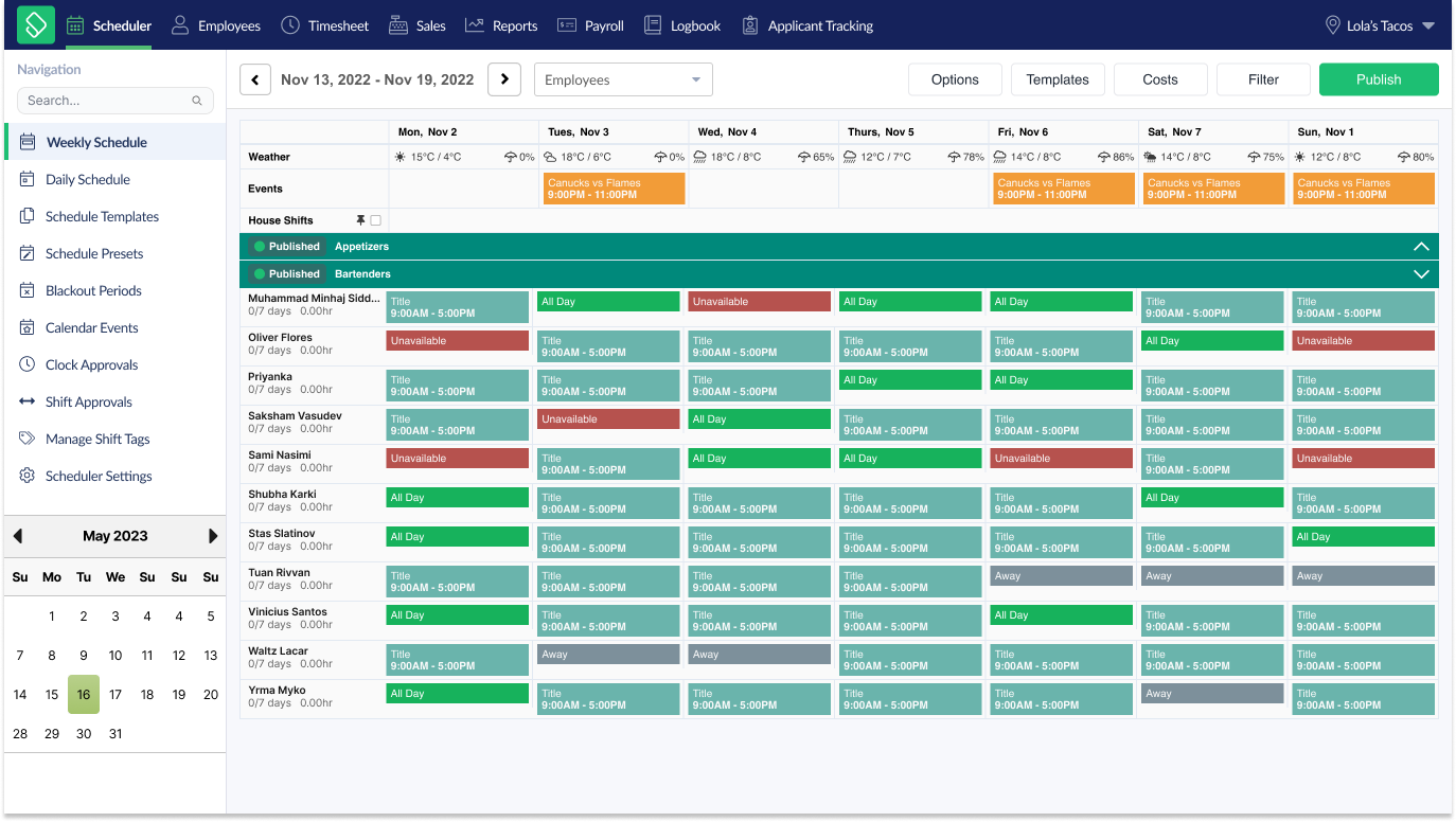 Final Scheduler Update Solution